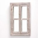 Ver imagem 1 de Espelho com Moldura de Madeira Formato Janela