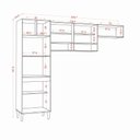 Ver imagem 4 de Cozinha Compacta Atenas 9 Portas 1 Gaveta Atacama Off White - Aramóveis