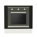 Ver imagem 3 de Balcão para Forno de Embutir 80 X 60 Cm sem Tampo Agata, Glamy, Stella Madesa Branco/preto