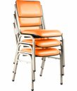 Ver imagem 1 de Kit com 3 Cadeiras para Auditórios Linha Hotel Smart Laranja
