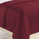 Ver imagem 2 de Kit Cobre Leito Colcha Veneza King 3 Peças Hipercal 180 Fios - Vinho