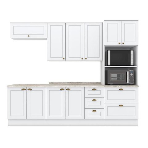 Cozinha Modulada Nova York 7 Peças Branco Hp – Henn