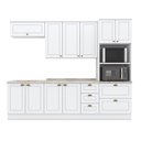 Ver imagem 1 de Cozinha Modulada Nova York 7 Peças Branco Hp – Henn