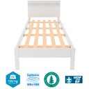 Ver imagem 2 de Cama de Solteiro com Auxiliar Rafaela Branco
