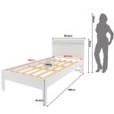 Ver imagem 6 de Cama de Solteiro com Auxiliar Rafaela Branco