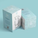 Ver imagem 2 de Jarra Ocean Vidro Desenhado Luxo com Tampa 1800ml - Lehaví