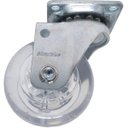 Ver imagem 4 de Rodizio Gel 50mm Roda Giratoria PU Silicone Rodinha Vaso Móveis Kit com 4Un (2Sf e 2Cf)