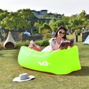 Ver imagem 3 de Sofá de Ar Inflável Camping Bag Saco de Dormir Verde VG+ VG Plus