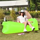 Ver imagem 2 de Sofá de Ar Inflável Camping Bag Saco de Dormir Verde VG+ VG Plus