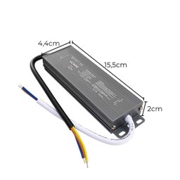 Fonte de Alimentação 12v Ip67 60w 5a Bivolt 7137 Nordecor St3123 - 2