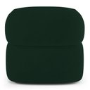 Ver imagem 3 de Kit 02 Poltronas Orgânicas Giratória Living Glee Veludo Verde Escuro - Desk Design