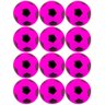 Kit 12x Bola de Vinil Pingo Dente de Leite Futebol - Rosa - 1