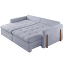 Ver imagem 3 de Sofá Cama Lisboa Retrátil e Reclinável 200cm Braço 10cm Meu Sofá Online