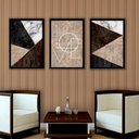 Ver imagem 1 de Papel de Parede Madeira Ripada MDF Soft - Várias Cores - Taupe