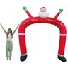 Arco Inflavel Natal Natalino Gigante 2 Metros 90 Cm Enfeite Decoraçao Fim de Ano Festa Evento Comemo - 1