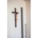Ver imagem 5 de 3200 - Crucifixo de parede com Cristo em Resina 50 cm
