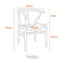 Ver imagem 6 de Cadeira Tivoli - Madeira Natural Fratini