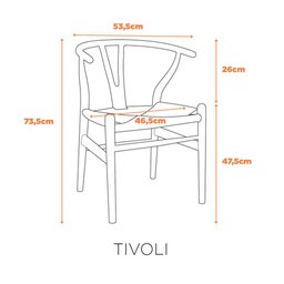 Cadeira Tivoli - Madeira Natural Fratini - 6