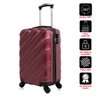Kit Mala de Bordo Vinho Havana + Mochila Antifurto Swiss Move - 2