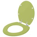 Ver imagem 2 de Assento Sanitário Soft Close Convencional Oval Verde Itapoa para Vaso Celite