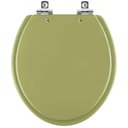 Ver imagem 1 de Assento Sanitário Soft Close Convencional Oval Verde Itapoa para Vaso Celite