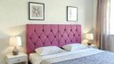 Ver imagem 1 de Cabeceira Estofada Cama de Casal Queen 1,60 X 55 Cm Modelo Paris Rosa