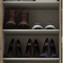 Ver mais imagens de Sapateira 1 Porta com Espelho 6 Prateleiras Duetto Henn