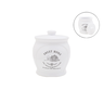 Kit Para Banheiro Lavabo Cerâmica Branco Sweet Home 4 Peças Casa Limpa - 3