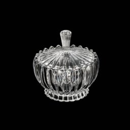 Bomboniere de Cristal com Tampa Geneva 16,5cmx17,5cm Rojemac - 3