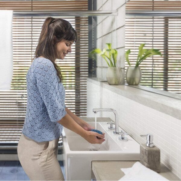 Misturador para Banheiro de Mesa Bica Alta Triplus Docol - 5