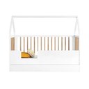 Ver imagem 6 de Berço Wood 2 em 1 Montessori Branco C/carvalho - Divicar