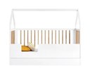 Ver imagem 6 de Berço Wood 2 em 1 Montessori Branco C/carvalho - Divicar