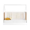 Berço Wood 2 em 1 Montessori Branco C/carvalho - Divicar - 5