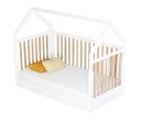 Ver imagem 7 de Berço Wood 2 em 1 Montessori Branco C/carvalho - Divicar