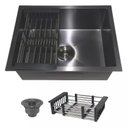 Ver imagem 3 de Cuba Pia Gourmet Quadrada Cozinha Aço Inox 304 com Acessórios 55x40cm