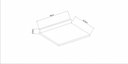 Ver imagem 2 de Tampo para Balcão 60 Cm Mdf Cozinha Modulada Cristal 25mm Cor:ébano