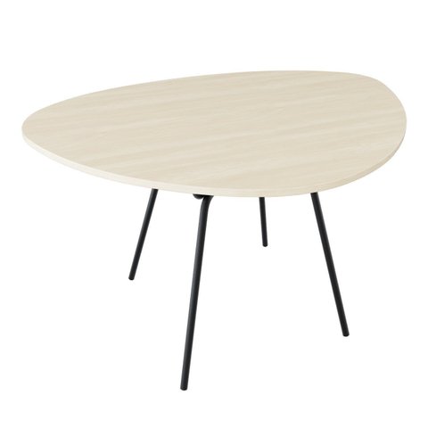 Mesa de Jantar Orgânica 120cm Barcelona Bege/Ciliegio