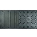 Ver imagem 2 de Piso Tátil Direcional Preto 25x25x5mm Kit com 16pçs.=m2