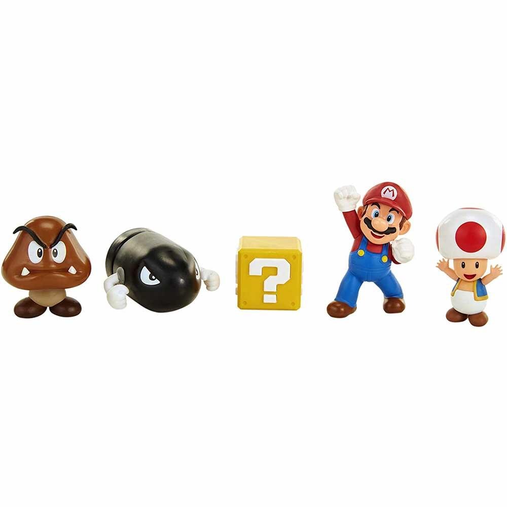 Conjunto Mini Figuras - Super Mario - Acorn Plains (Planície das Bolotas) - Candide - 4