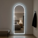 Ver imagem 1 de Espelho Lopazzi Arcos 170x70 com Led Jateado 3 Tons para Salão,barbearia,quarto e Sala de Estar