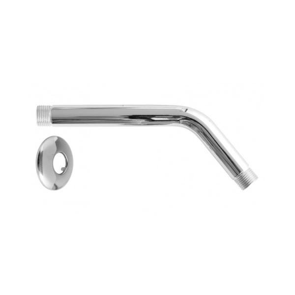 Tubo para Chuveiro Parede em Latao Cromado Comp 40cm Rosc Macho - 1