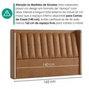 Ver imagem 6 de Cabeceira Casal 140 cm Lumina LED com Frame Corino Tcs 727 Peer