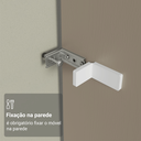 Ver mais imagens de Porta-Geladeira 83 cm 1 Porta Basculante Crema/Branco/Crema Vik Madesa