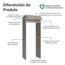 Ver imagem 4 de Porta-Geladeira 83 cm 1 Porta Basculante Crema/Branco/Crema Vik Madesa