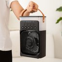 Ver imagem 2 de Climatizador e Ventilador Portátil Startools 500ml 3 Velocidades 10W Preto Bivolt