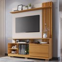 Ver imagem 2 de Estante Home Theater para Tv 55 Pol 160cm Arturo B01 Cinamomo Off White