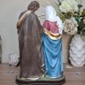 Imagem Sagrada Família Resina 20cm Italiana Pequena - 6