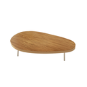 Ver imagem 5 de Mesa de Centro Formato Orgânico Mdf Canela com Pés Metal
