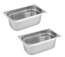 Ver imagem 1 de Conj 2 Cuba Gastronômica Inox GN 1/3x150 mm 5,4 L sem alça