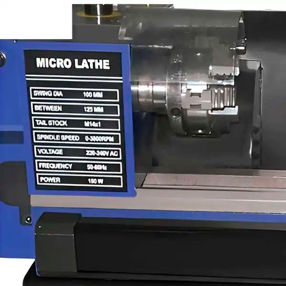 Mini Torno Hobby 110 X 125mm - 150w - Mr-34 - 3